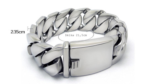 Oceľový náramok z chirurgickej ocele JCFCE226L