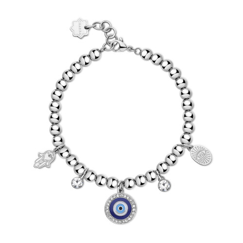 Náramok Brosways CHAKRA ochrannými symbolmi pre šťastie BHKB147