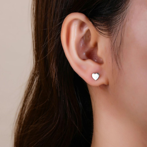 Strieborné náušnice srdiečka 313124001