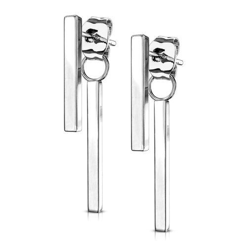 Oceľové visiace náušnice 3631