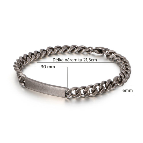 Náramok na ruku s doštičkou WJHB414