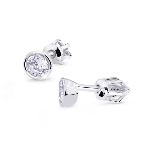 Náušnice z bieleho zlata Z8053B