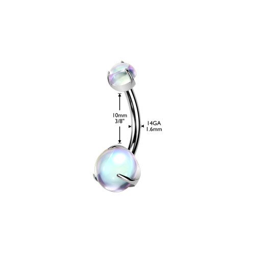 Piercing brucha z titánu SETIN68