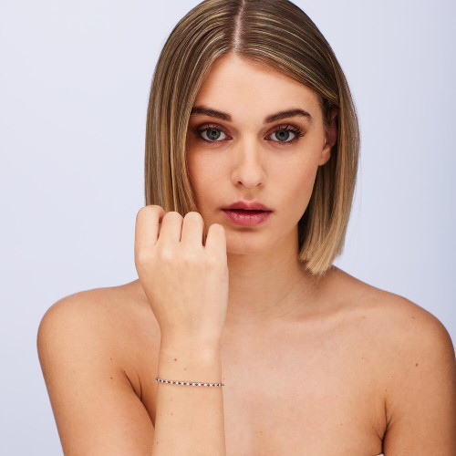 Elegantný náramok striebro so zirkónmi Brosway Fancy Passion Ruby FPR130
