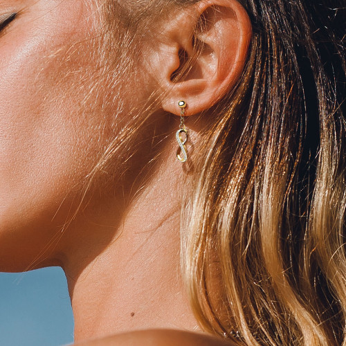 Náušnice so zirkónmi pre ženy 1009