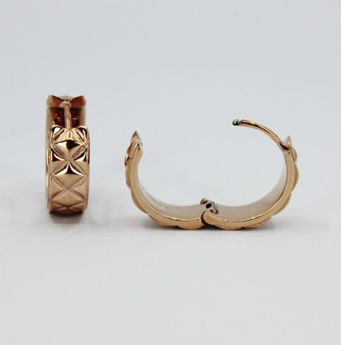 Moderné náušnice z chirurgickej ocele Inori INER88RG