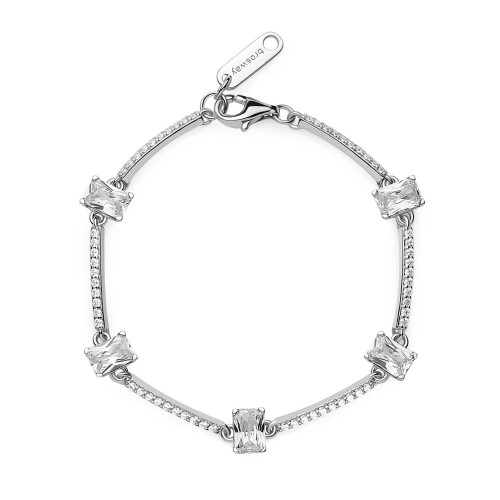 Strieborný náramok Brosway Fancy Infinite White FIW06