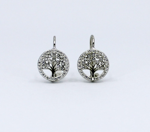 Strieborné náušnice strom života 312237001