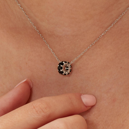 Korálik so zirkónmi Brosway Fancy Mistery Black FMB01