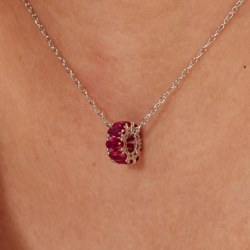 Korálik so zirkónmi Brosway FancyPassion Ruby FPR01