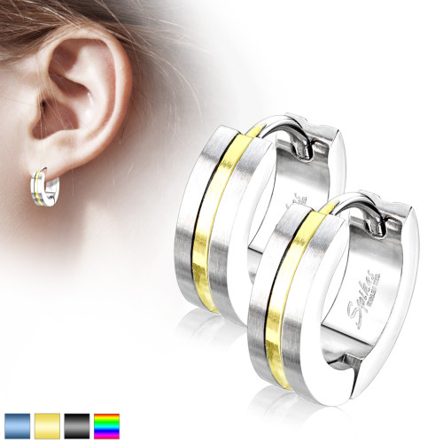 Náušnice krúžky chirurgická oceľ 3517