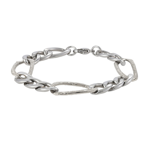 Pánsky náramok figaro z chirurgickej ocele Genco GBSS231ST