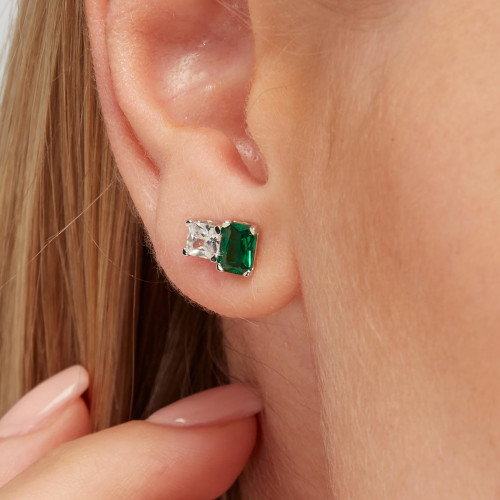 Náušnice pecka Brosway Fancy Life Green FLG06
