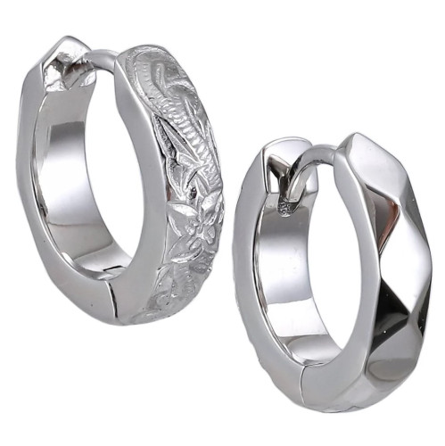 Oceľové náušnice krúžky GESS564ST