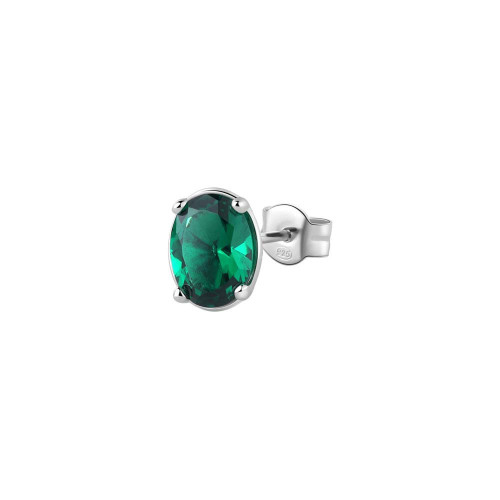 Strieborná náušnica Brosway Fancy Life Green FLG05