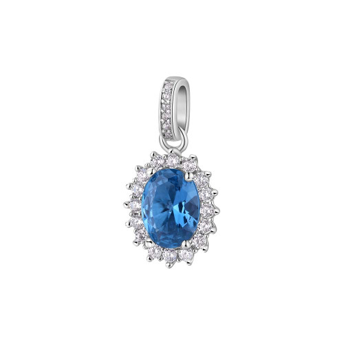 Strieborný prívesok so zirkónmi Brosway Fancy Freedom Blue FFB11
