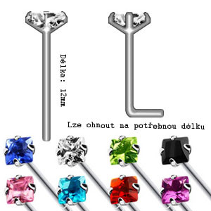 Piercing do nosa striebro 12-21