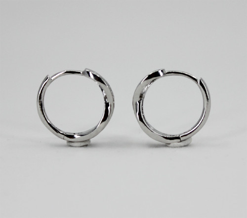 Náušnice krúžky striebro so zirkónmi 312715001