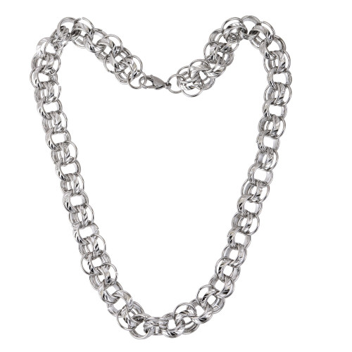 Masívny náhrdelník z chirurgickej ocele MNSS62