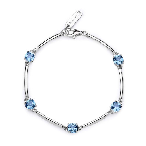 Strieborný náramok Brosway Fancy Cloud Light Blue FCL05