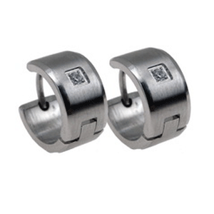 Oceľove naušnice 117-CZ
