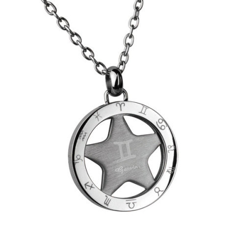 Prívesok so znamením Kozorožec z chirurgickej ocele PSS64