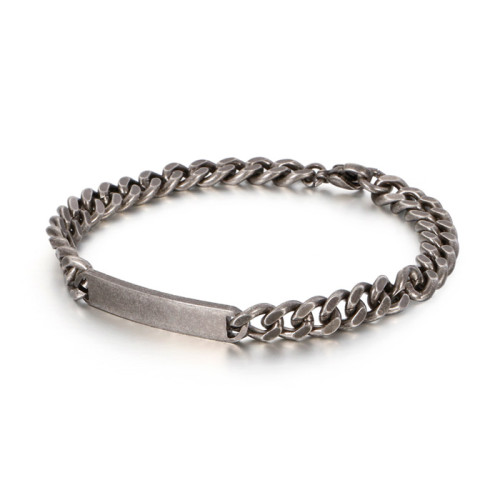 Oceľový náramok s doštičkou WJHB414