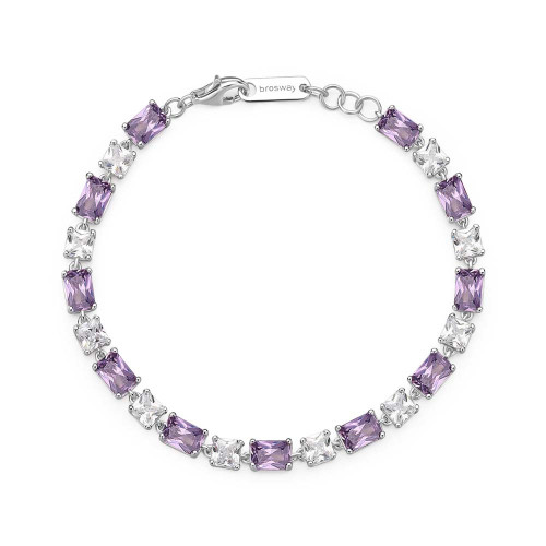 Strieborný náramok Brosway Fancy Magic Purple FMP26