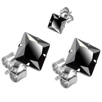 Oceľové náušnice SESESQ-K-6