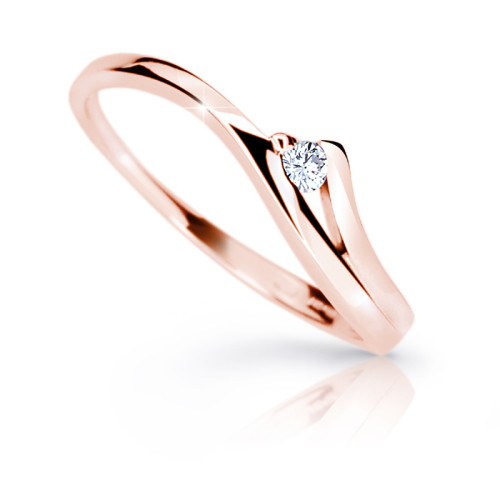 Zásnubný prsteň zlatý Z6818R