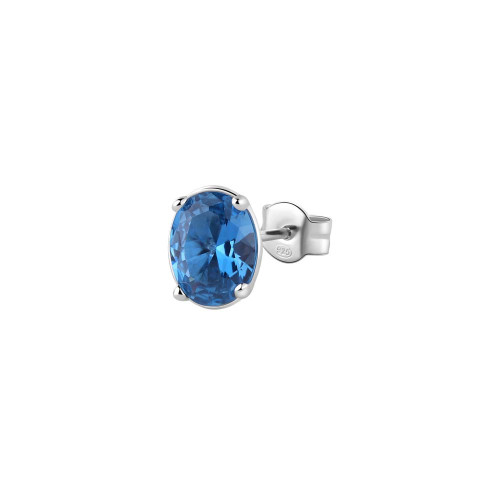 Strieborná náušnice pecka Brosway Fancy Freedom Blue FFB05