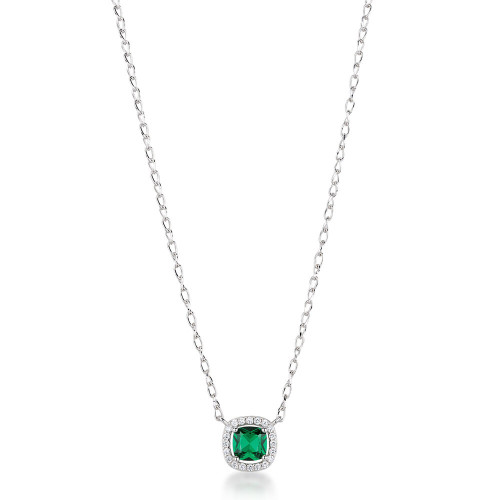 Strieborný náhrdelník so zirkónmi Brosway Fancy Life Green FLG136