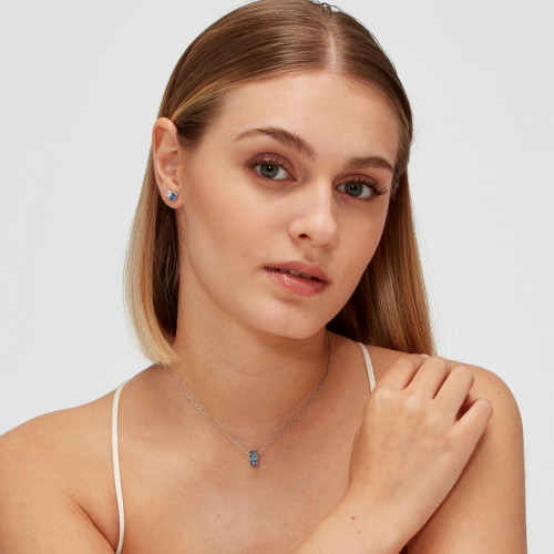 Korálik so zirkónmi Brosway Fancy Freedom Blue FFB01