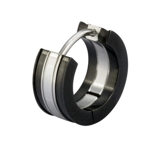 Oceľové náušnice krúžky Inori LYER07B