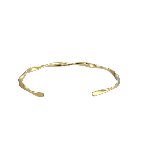 Pozlátený bangle náramok BSSG202GD