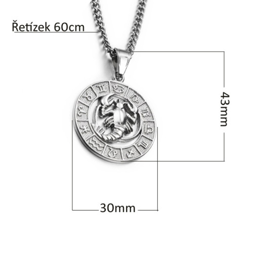 Prívesok a retiazka so znamením WJHP3093