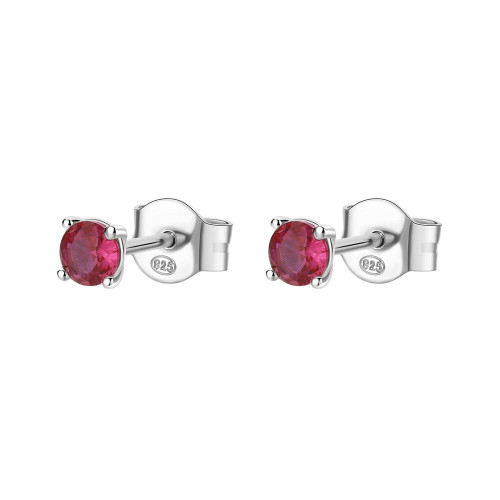 Strieborné náušnice Brosway Fancy Passion Ruby FPR43