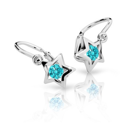 Zlaté náušnice pre babatka C1942B-Mint Green