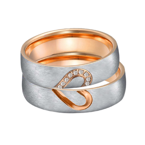 Snubné prstene z chirurgickej ocele SPPL043