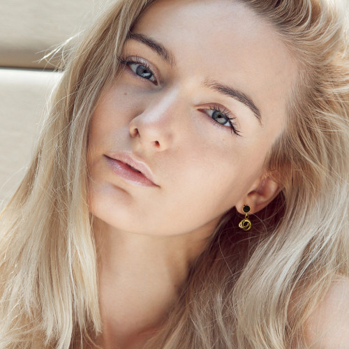 Dámske oceľové náušnice 1006S