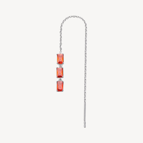 Dlhá strieborná náušnice Brosway Fancy Orange FVO14