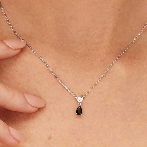 Jemný náhrdelník Brosway Fancy Mistery Black FMB114