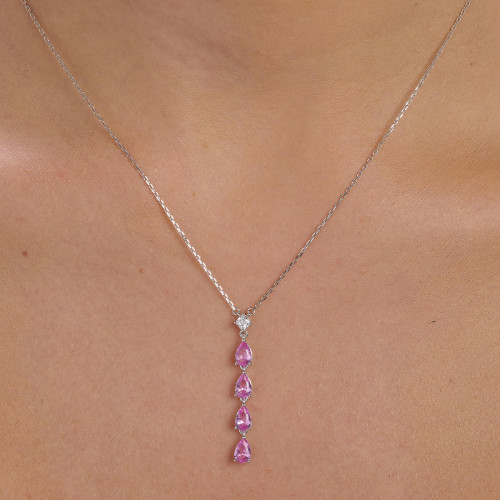 Brosway náhrdelník Fancy Vibrant Pink FVP112