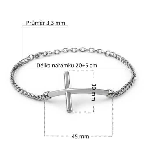 Náramok z chirurgickej ocele WJHB541ST