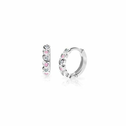 Zlaté detské náušnice Cutie Jewellery C3339B-Pink