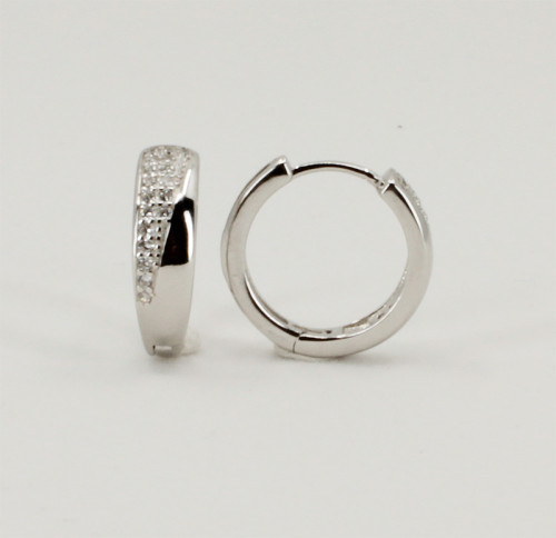 Náušnice krúžky strieborné 311836002