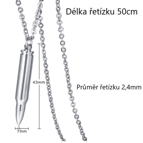 Náhrdelník chirurgická oceľ JCFPN899