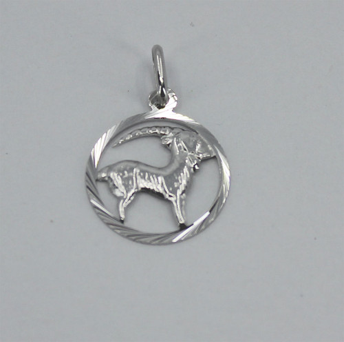 Strieborný prívesok so znamením Kozorožec 3035820011