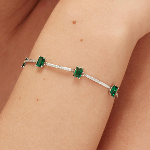 Náramok s kamienkymi Brosway Fancy Life Green FLG04