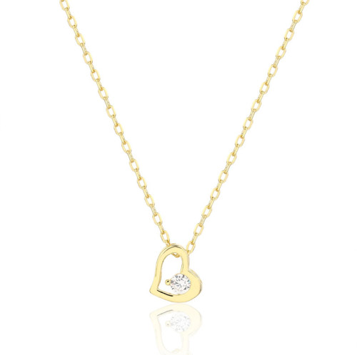 Strieborný náhrdelník srdiečko 3142940001